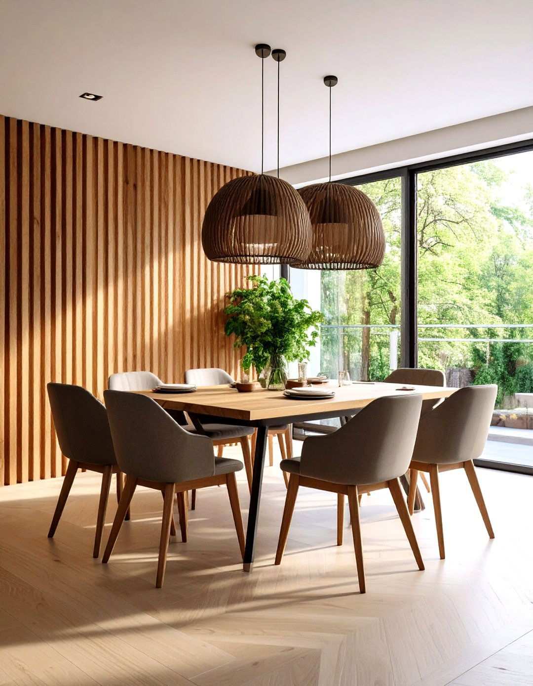 Slat Wood Acoustic Panels - 24 Wall Paneling Ideas