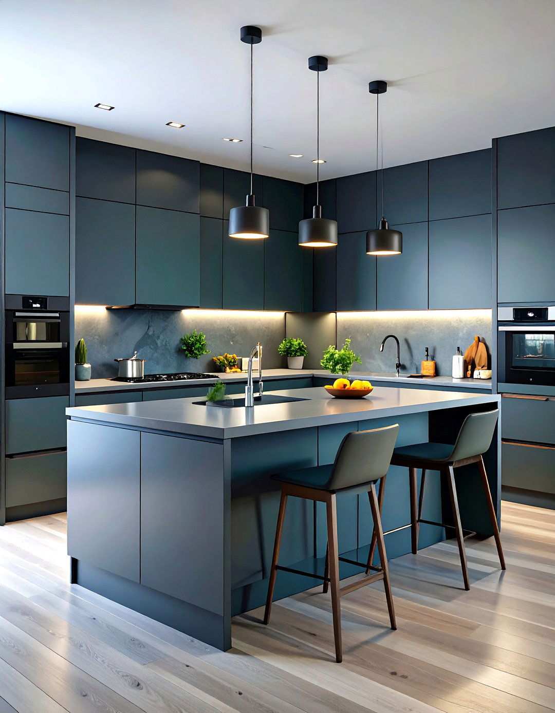 Sleek Minimalist Kitchen Configuration - 24 U Shaped Kitchen Ideas