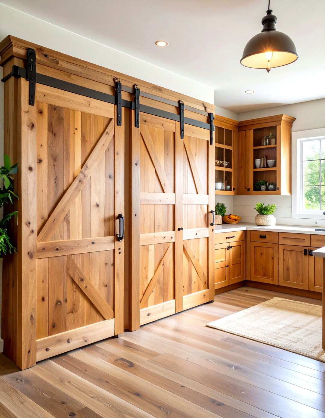 Sliding Barn Door Pantry - 24 Larder Cupboard and Pantry Ideas for Your Kitchen