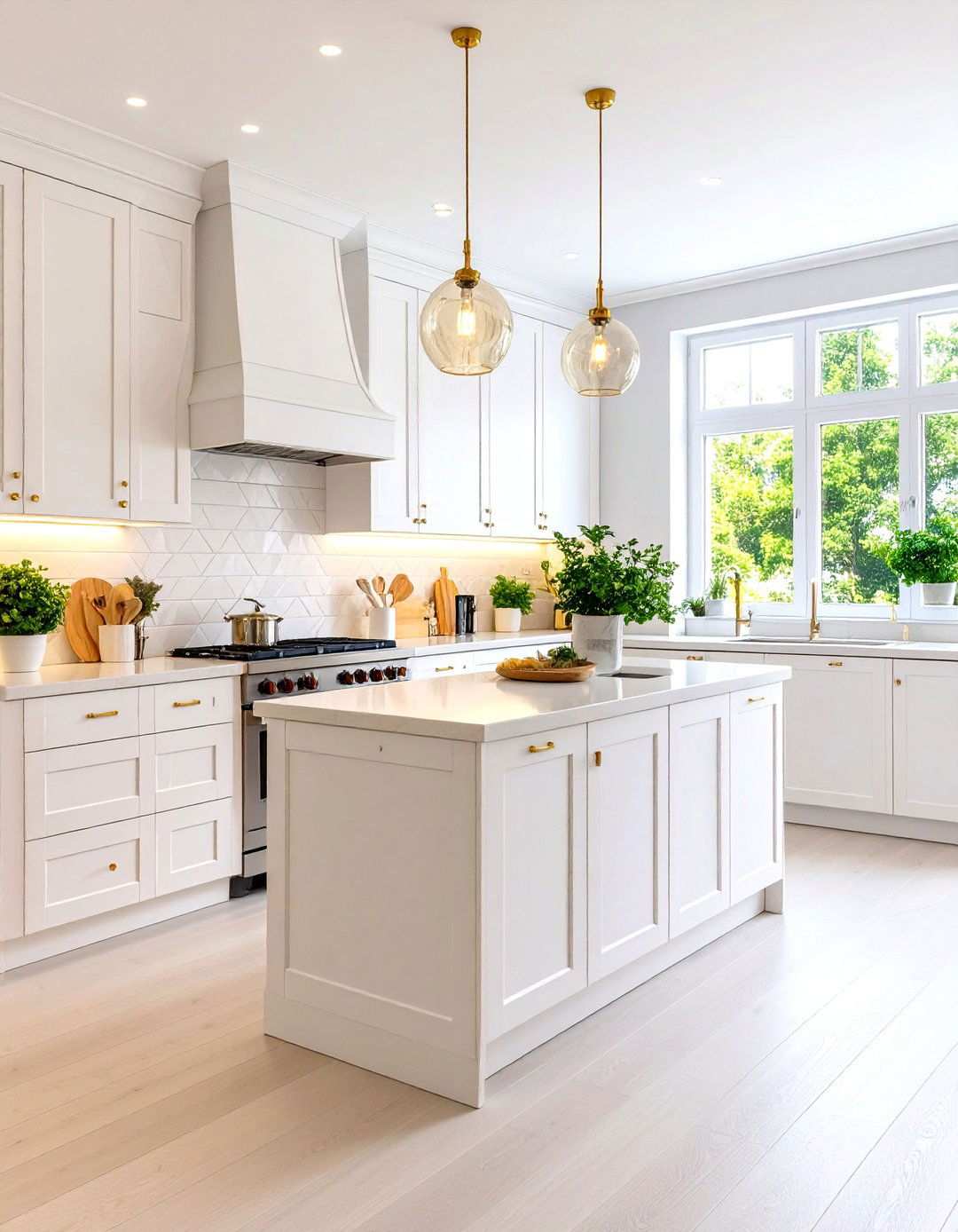 Small Kitchen Light Colored Floor Solutions - 24 Kitchens With Wood Floors