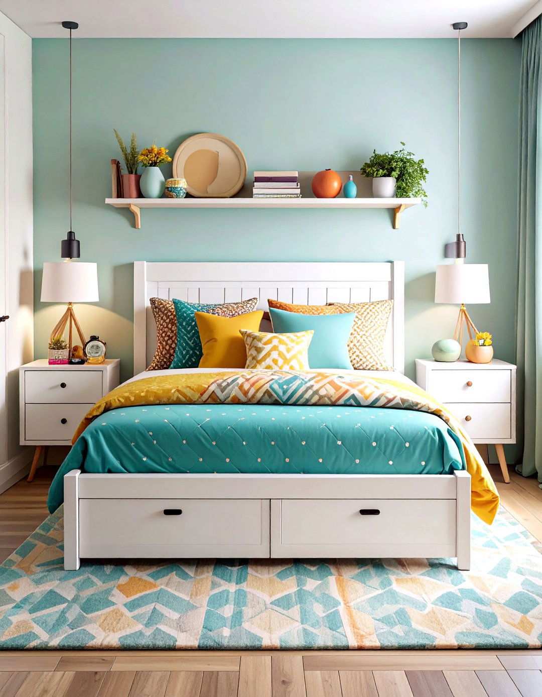 Small Space Daybed Configuration - 24 small guest room ideas