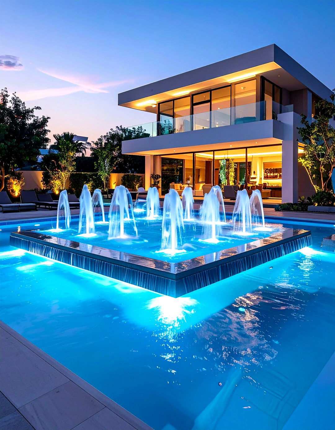 Smart Automated Water Features - 24 Small Pool Waterfall Ideas