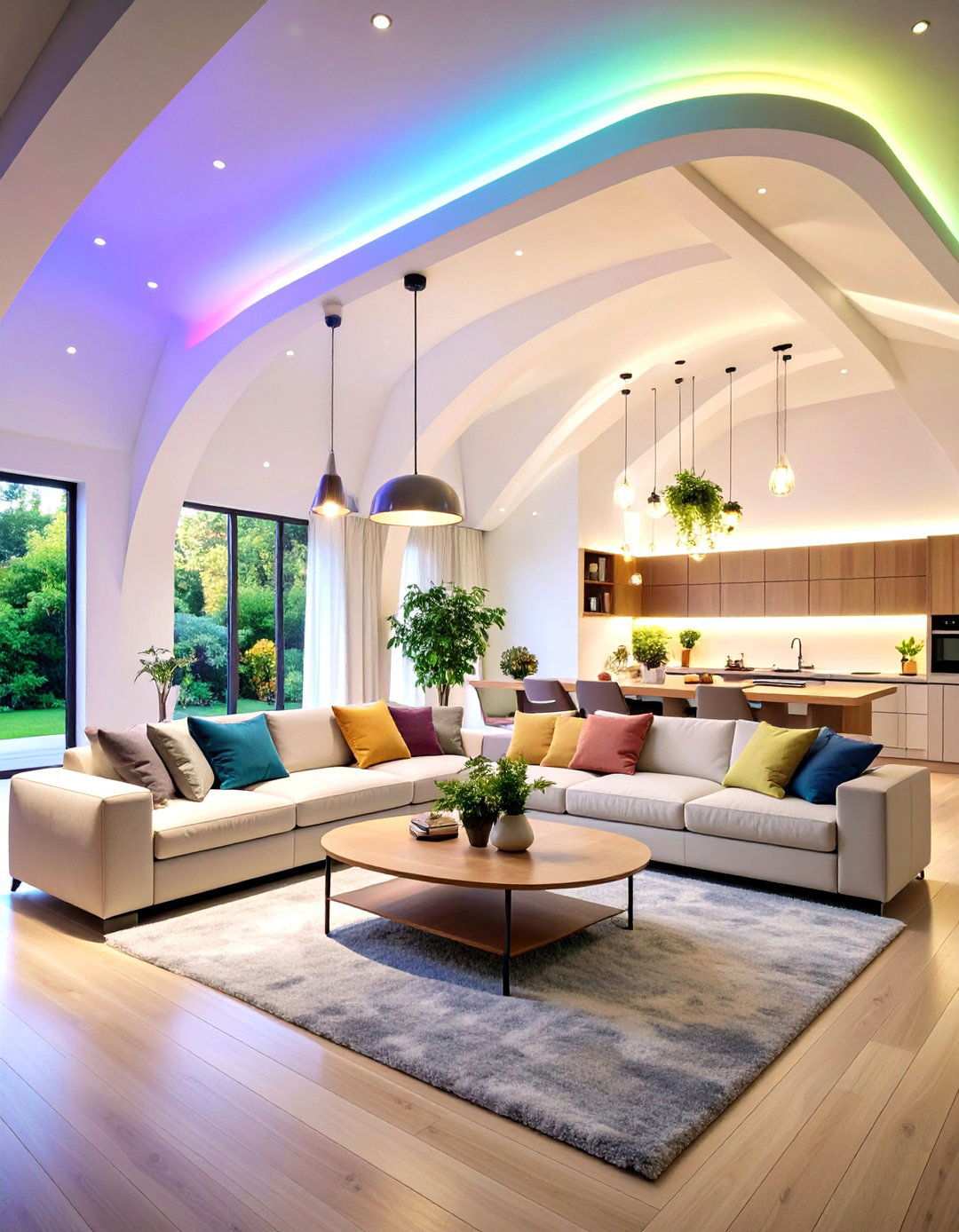 Smart Home Lighting Integration - 24 Vaulted Ceiling Lighting Ideas