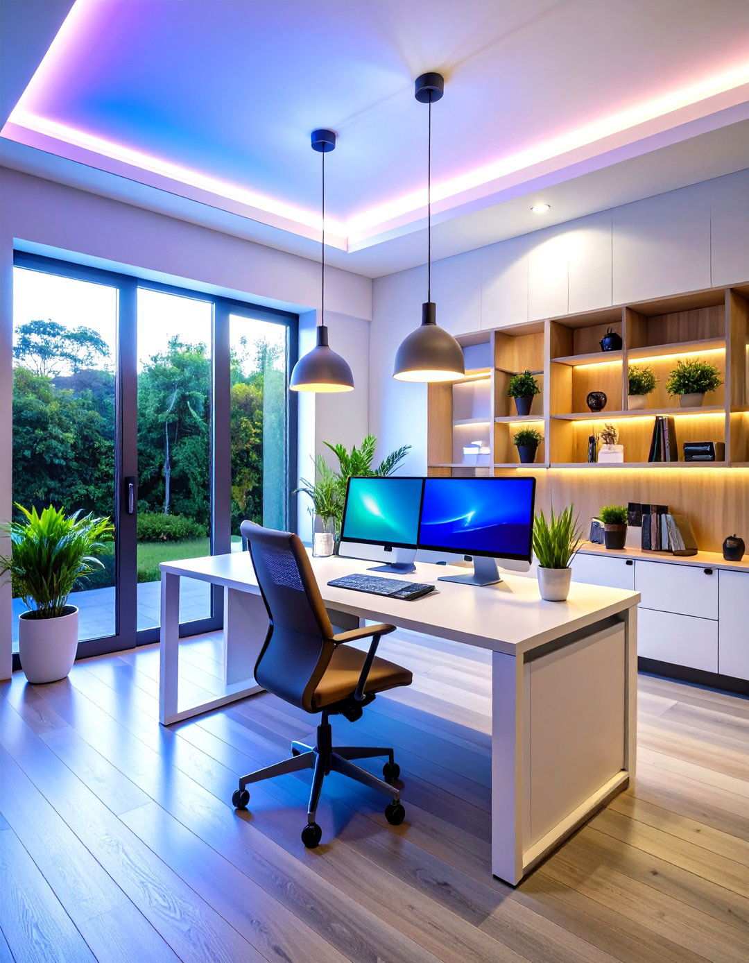Smart Home Lighting Integration System - 24 Home Office Lighting Ideas