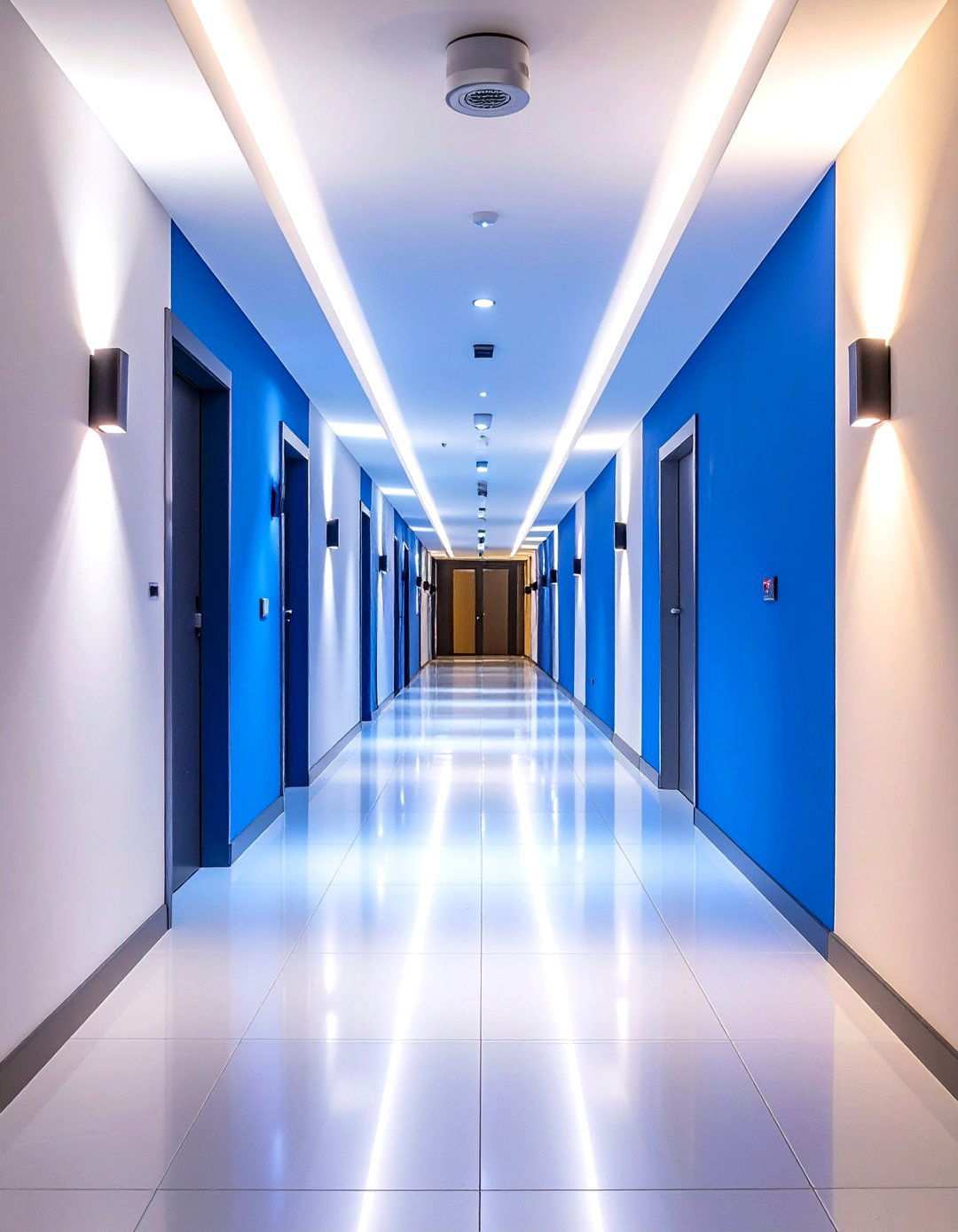 Smart Motion Activated Security Design - 24 Narrow Hallway Lighting Ideas