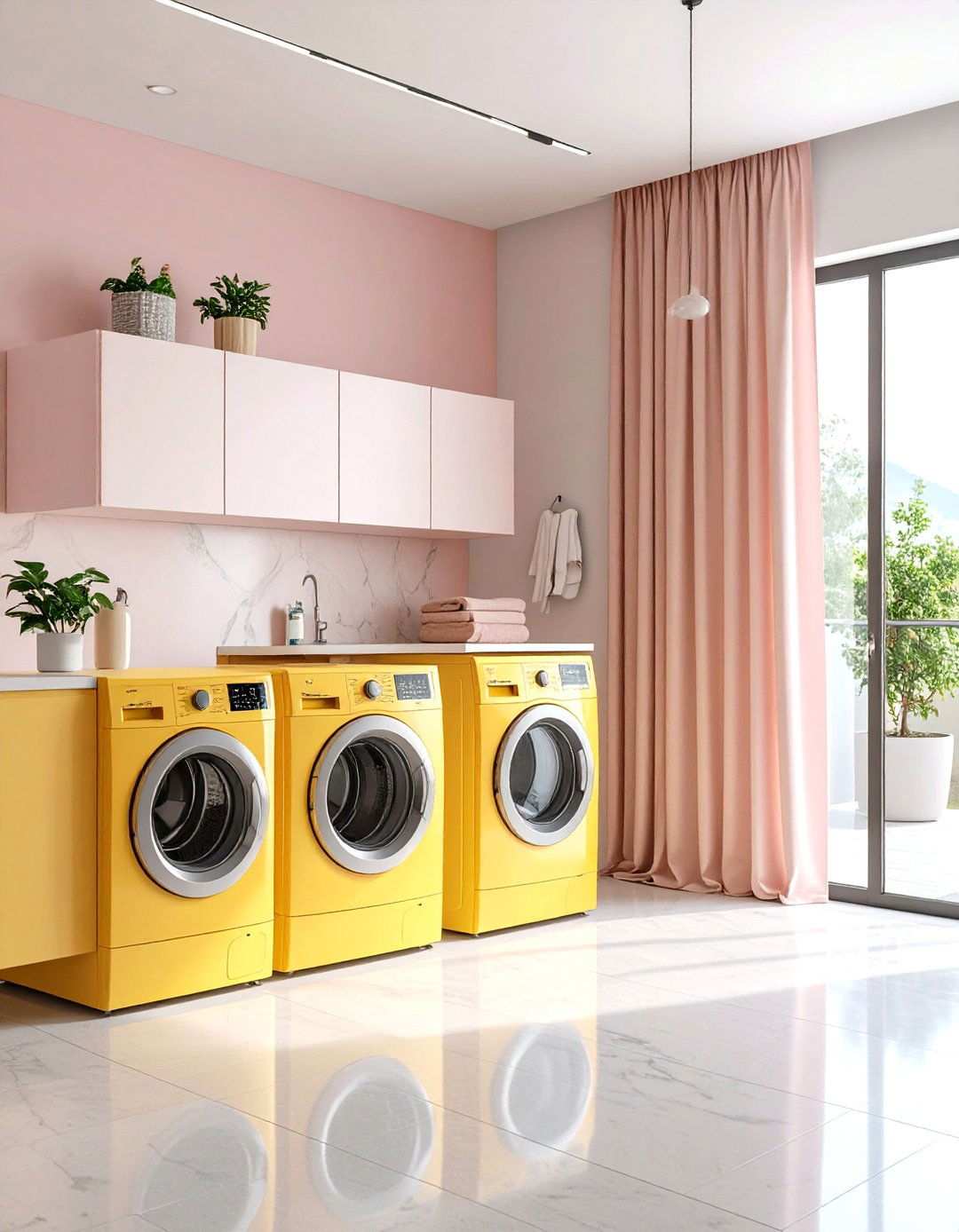 Smart Motorized Curtains with Remote Control - 24 Laundry Room Curtain Ideas