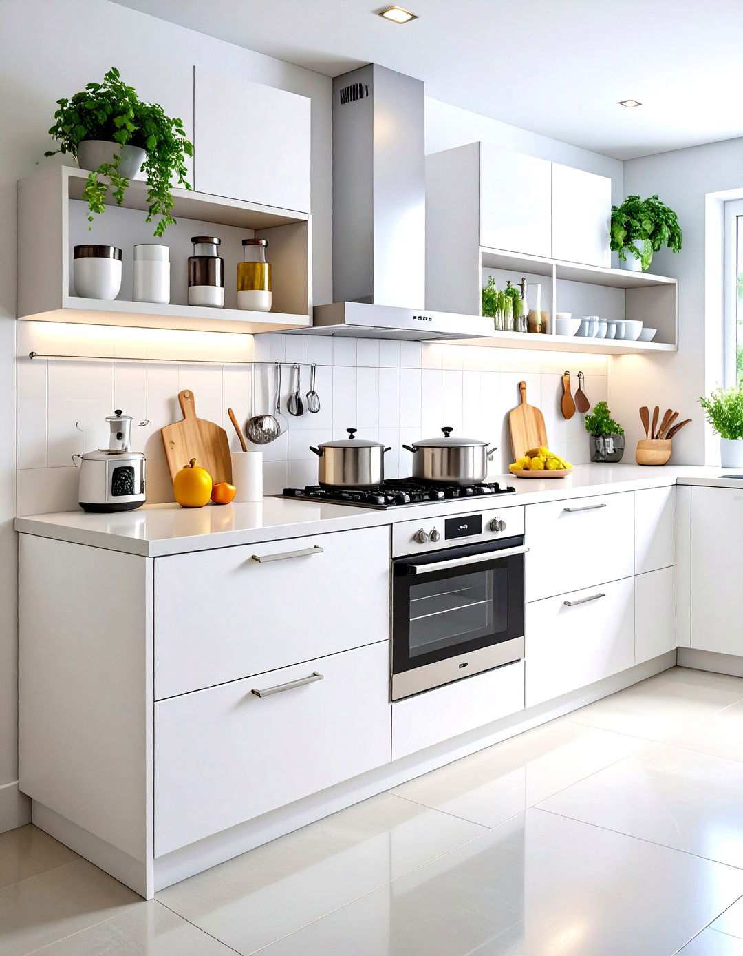 Smart Pull Out Storage Solutions - 24 Minimalist Kitchen Ideas