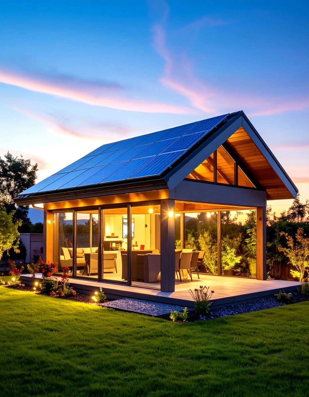 Smart Technology Gazebo with Solar Power - 24 patio with a gazebo ideas