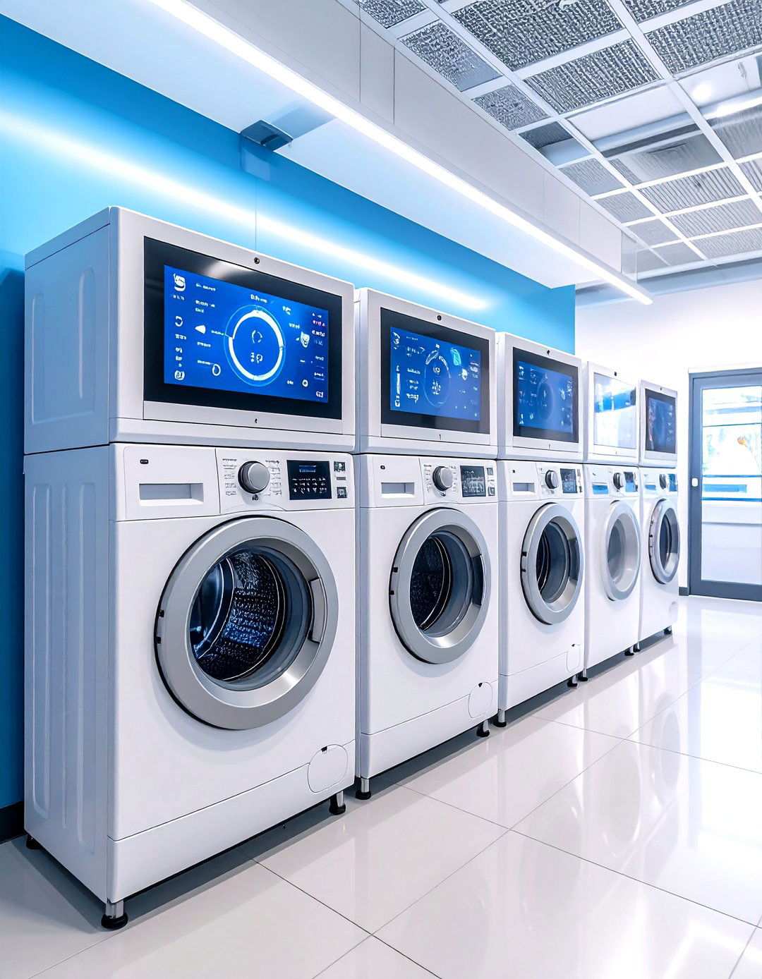 Smart Technology Integration - 24 Laundry Room Storage Ideas