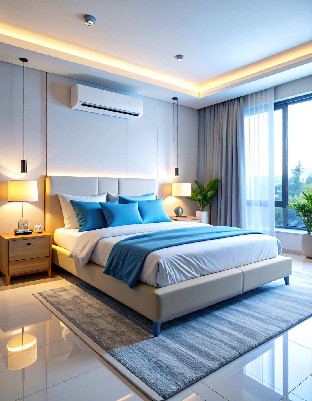 Smart Technology Integration - 24 luxury modern bedroom ideas