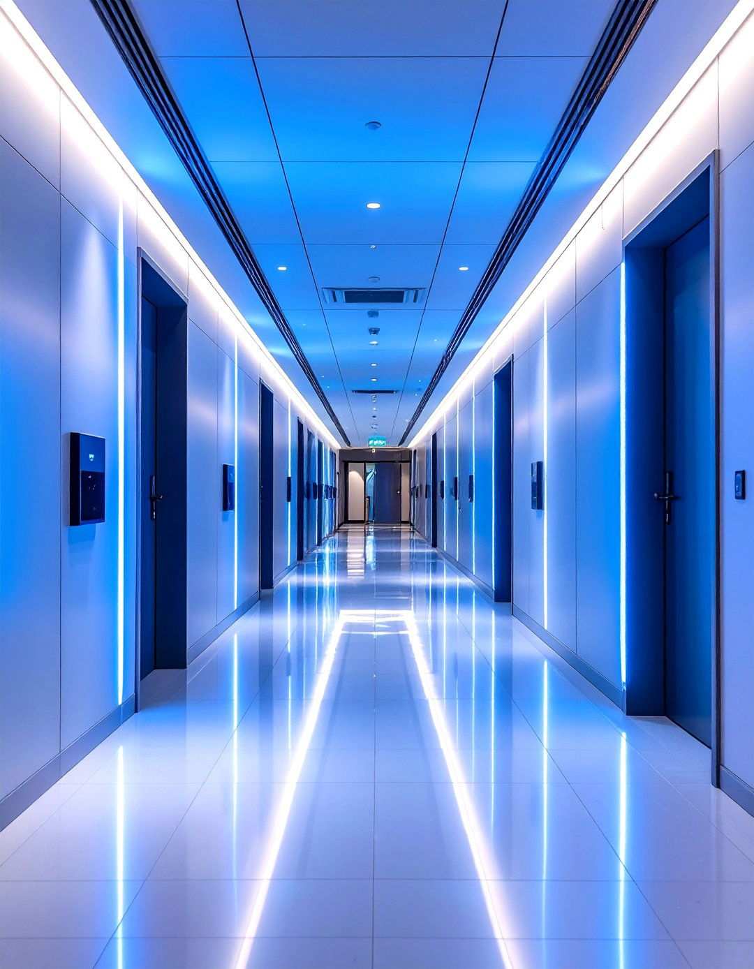 Smart Technology Integration - 24 Narrow Hallway Ideas