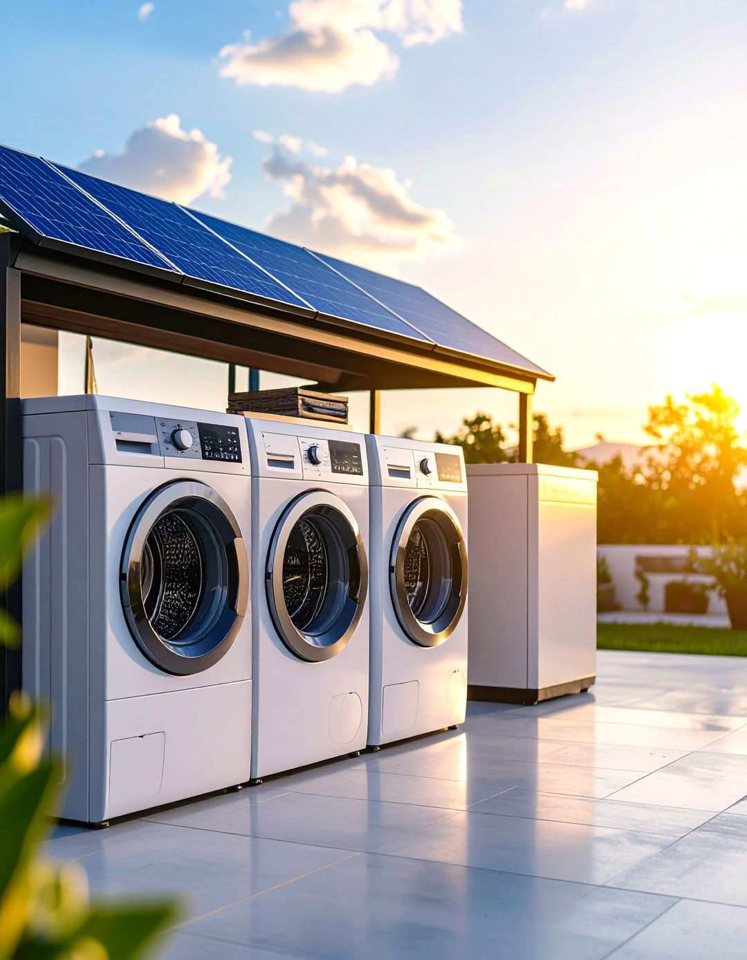 Smart Technology Integration - 24 Outdoor Laundry Area Design Ideas