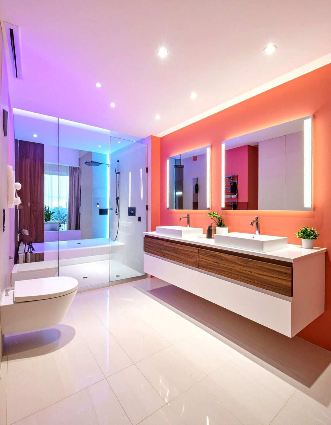Smart Technology Integration - 24 Small Ensuite Design Ideas