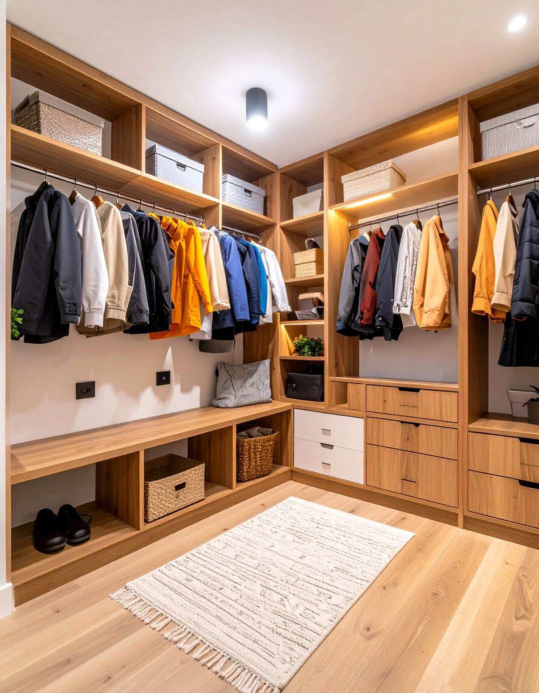 Smart Technology Integration - 24 Small Mudroom Ideas