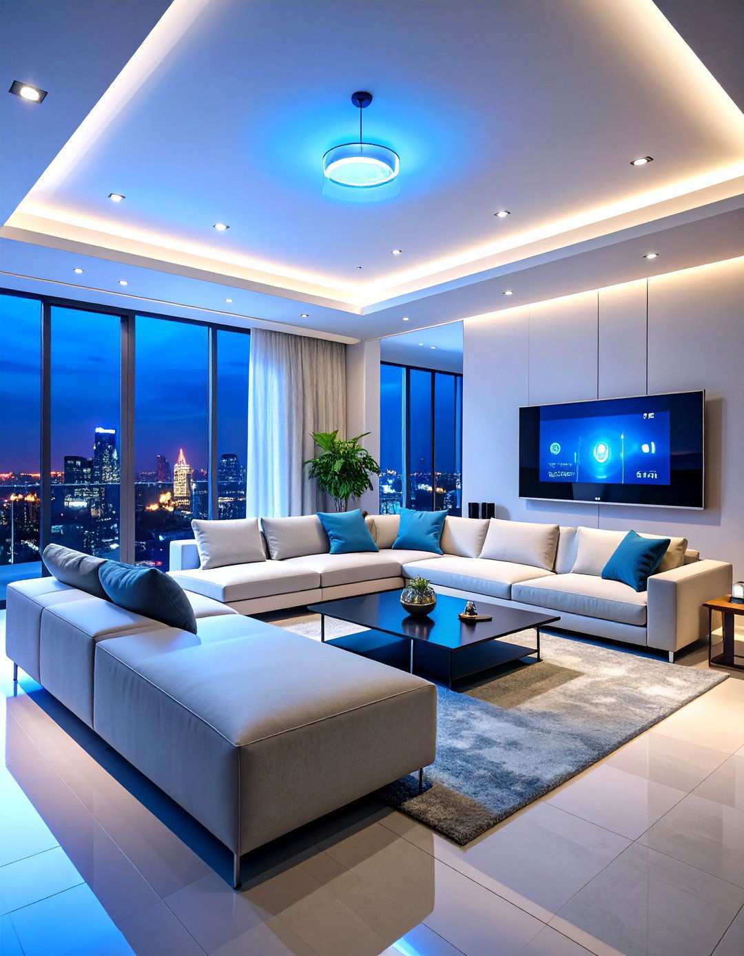 Smart Technology Integration Living Room - 24 Luxury Living Room Ideas
