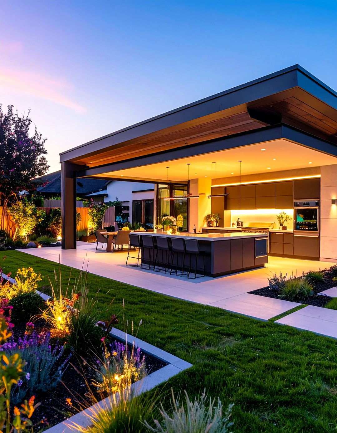 Smart Technology Integration Pavilion - 24 Outdoor Kitchen with a Gazebo Ideas