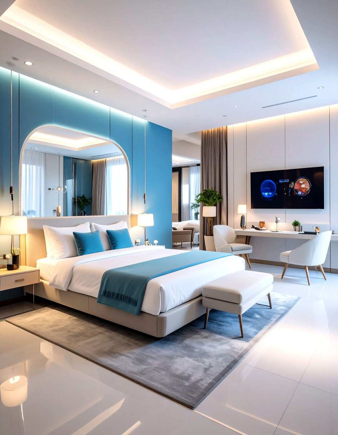 Smart Technology Integration Suites - 24 Hotel Room Design Ideas