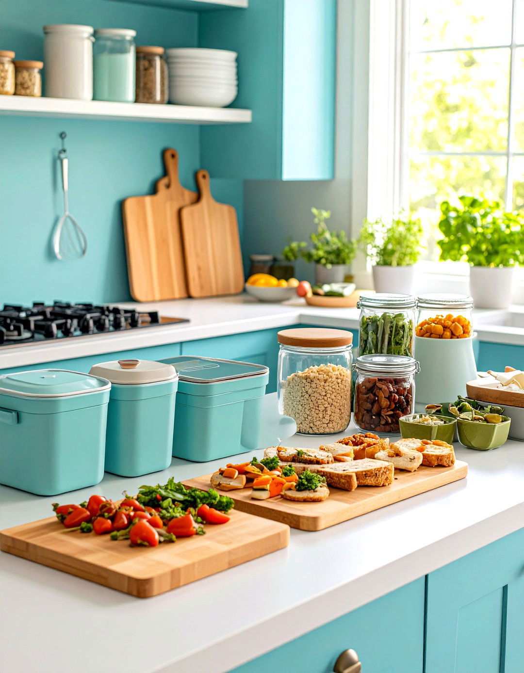 Snack Prep Station Setup - 24 Snack Storage Ideas