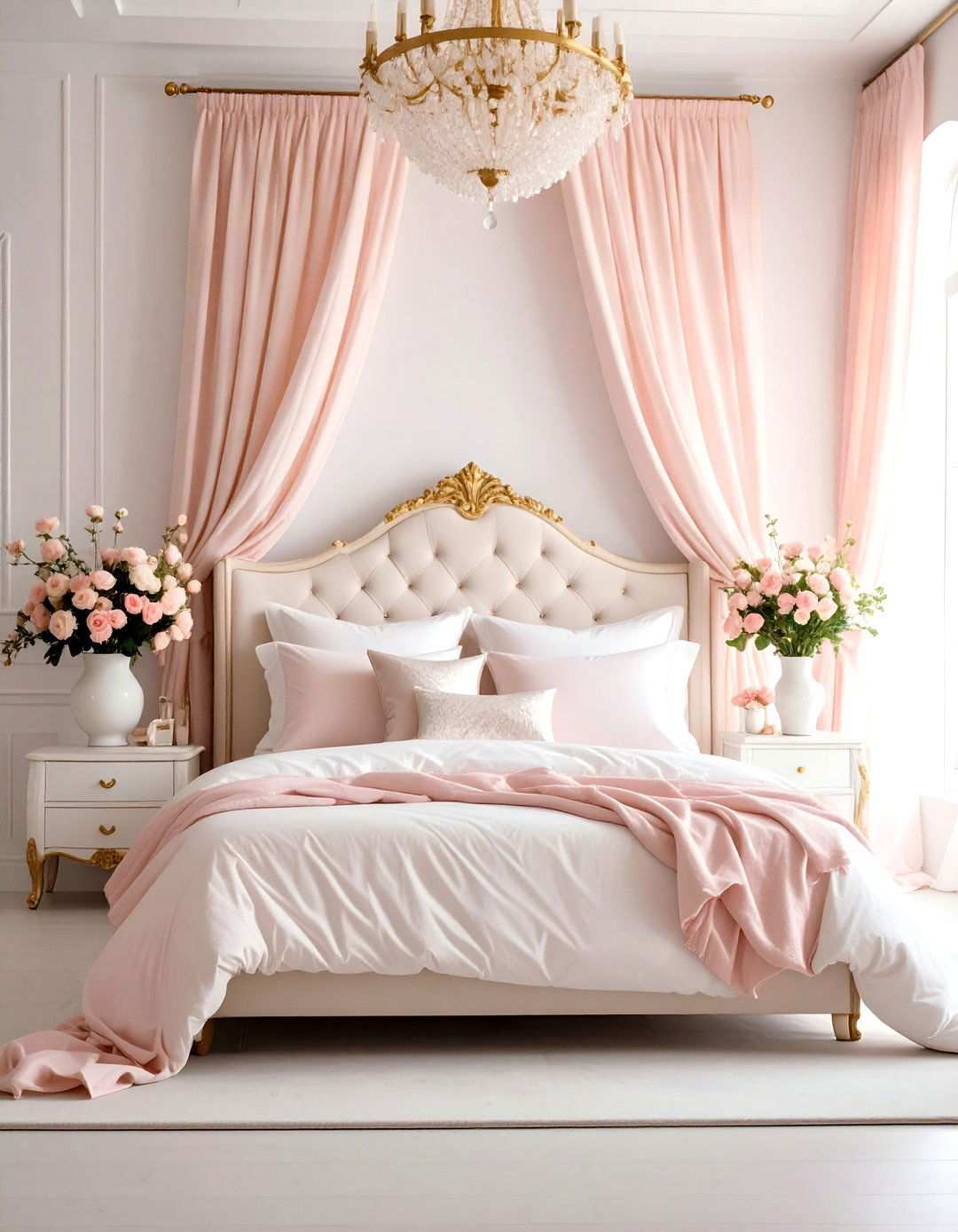 Soft Pink and White Paradise - 24 romantic bedroom ideas