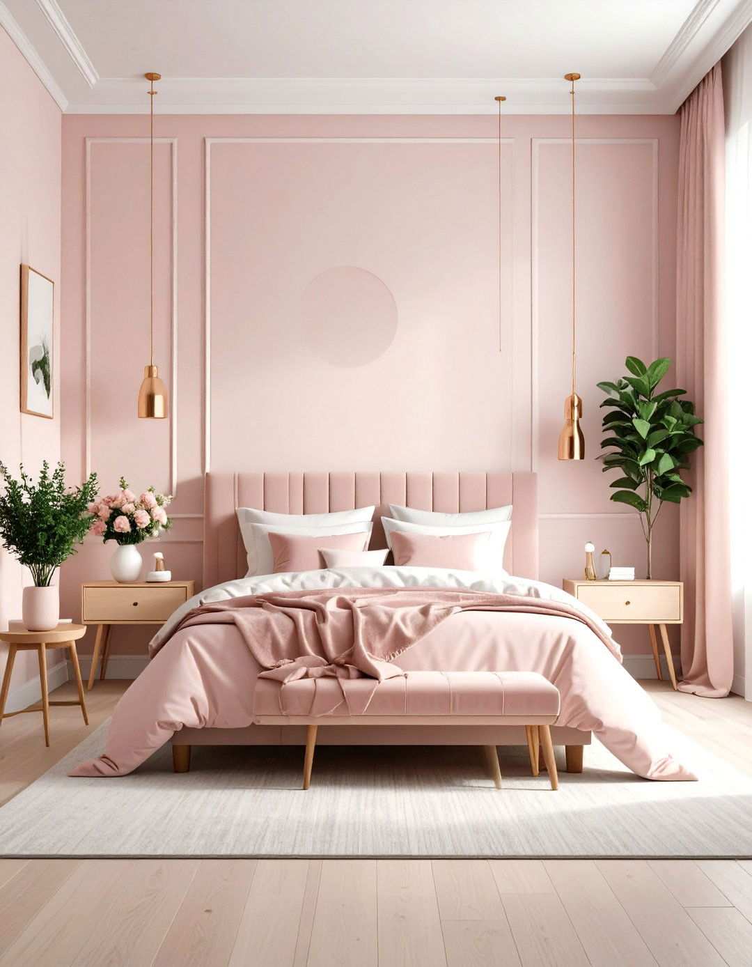 Soft Pink Guest Room Tranquility - 24 small guest room ideas