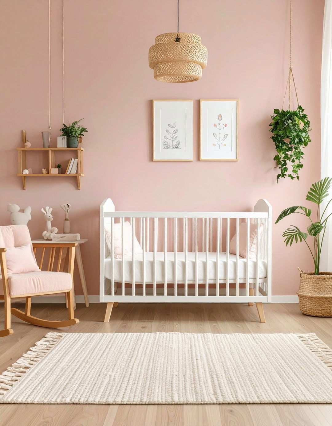 Soft Pink Nursery Sophistication - 24 Pink Bedroom Ideas