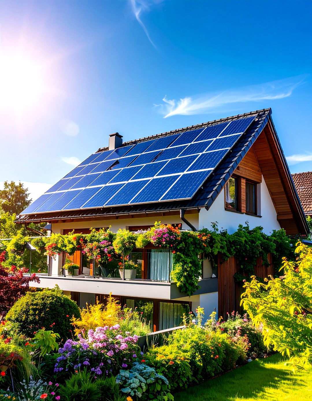 Solar Integration Green Roof Systems - 24 Houses With Green Roofs