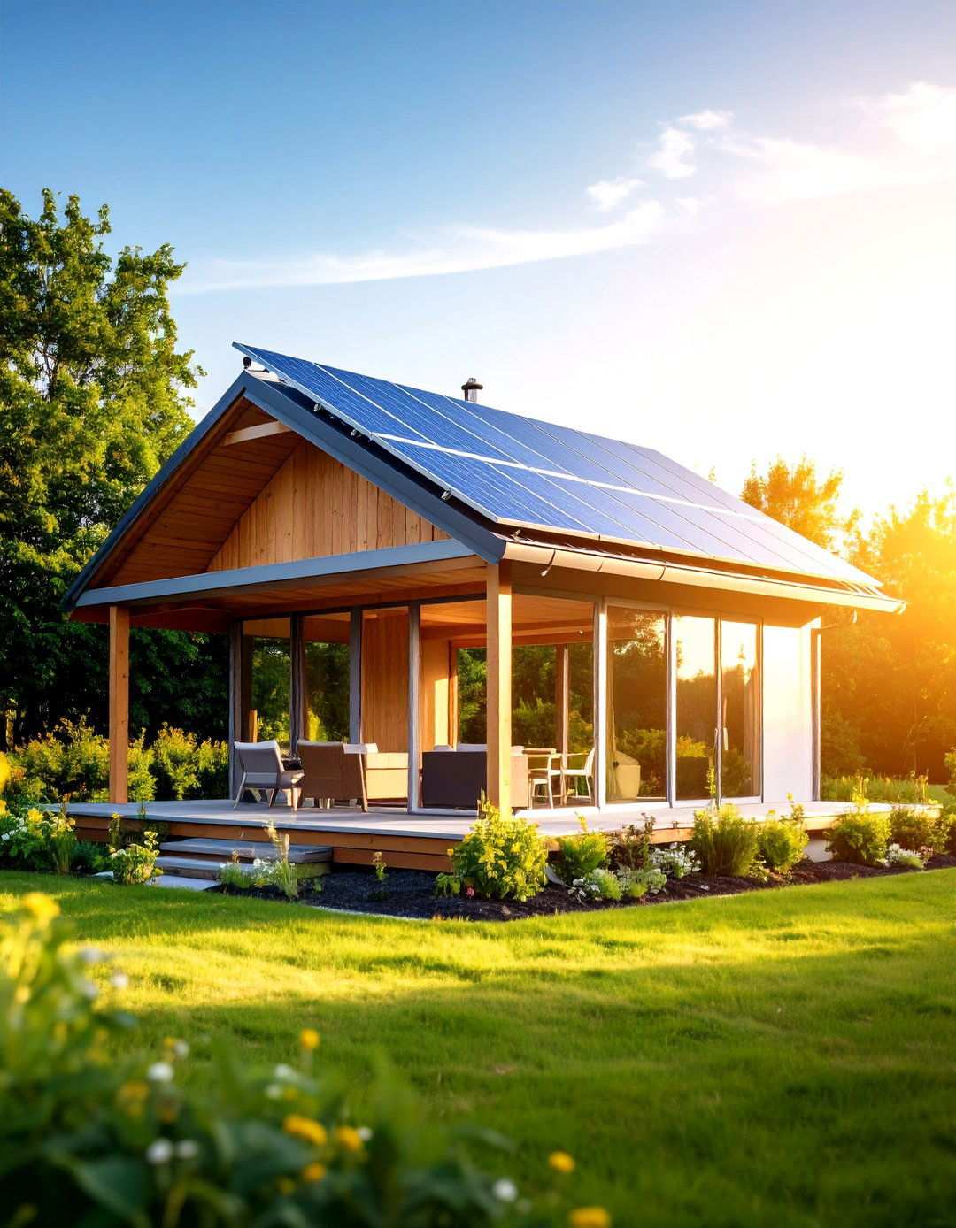 Solar Powered Pavilion with Eco Friendly Features - 24 Outdoor Pavilion Ideas
