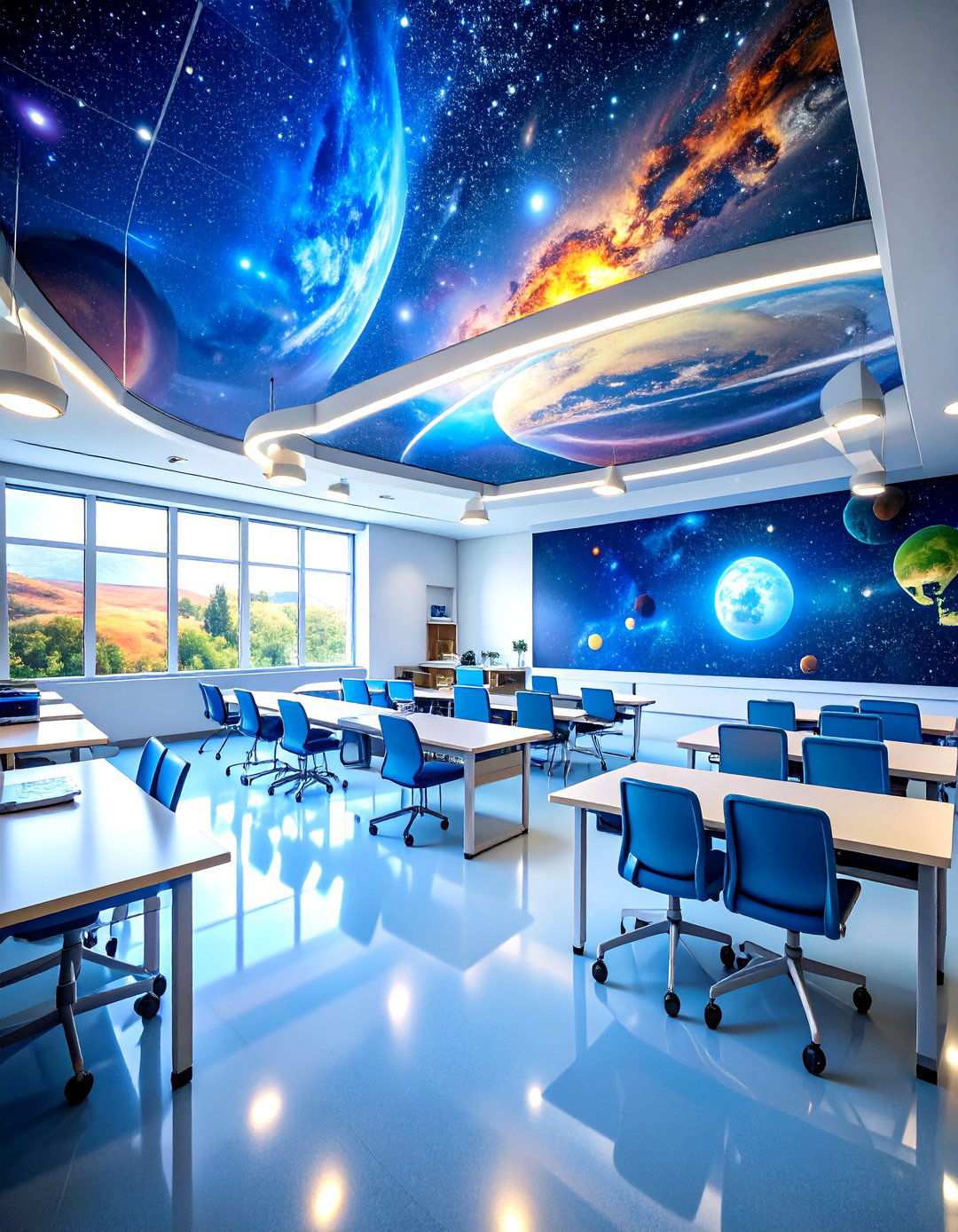 Solar System Science Laboratory - 24 School Mural Ideas