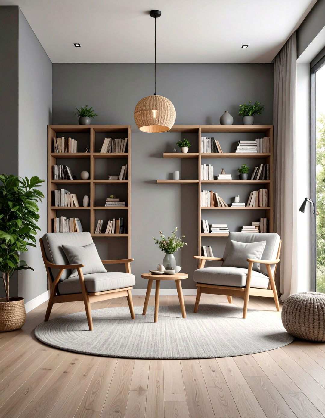 Solemn Silence Reading Nook - 24 Light Gray Paint Colors for Your House