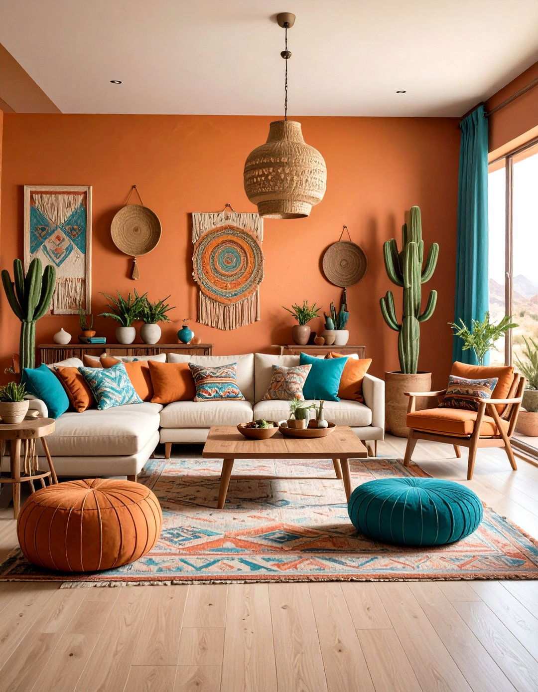 Southwest Desert Color Palettes - 24 Western Living Room Ideas