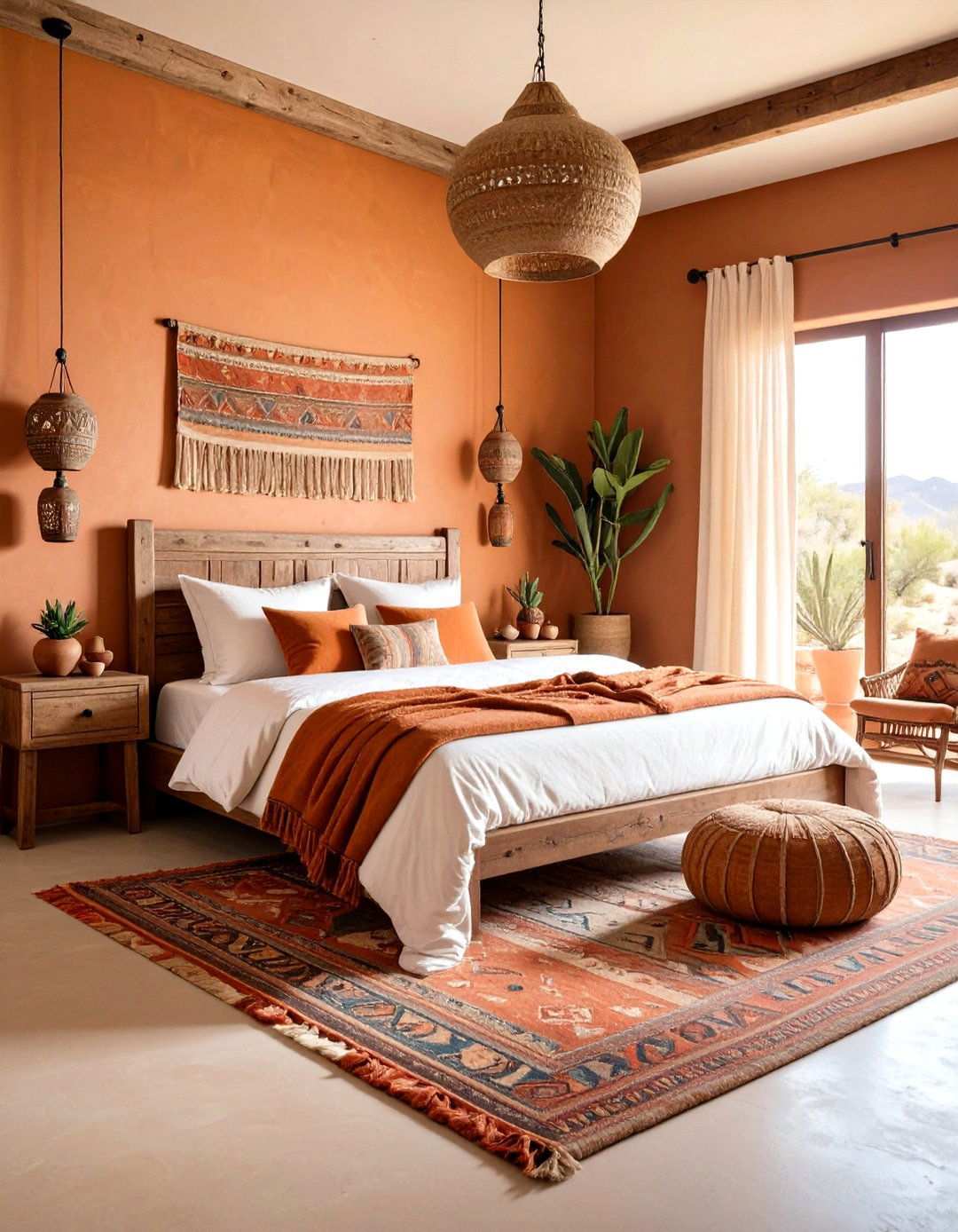 Southwestern Adobe with Earthy Warmth - 24 Large Bedroom Design Ideas