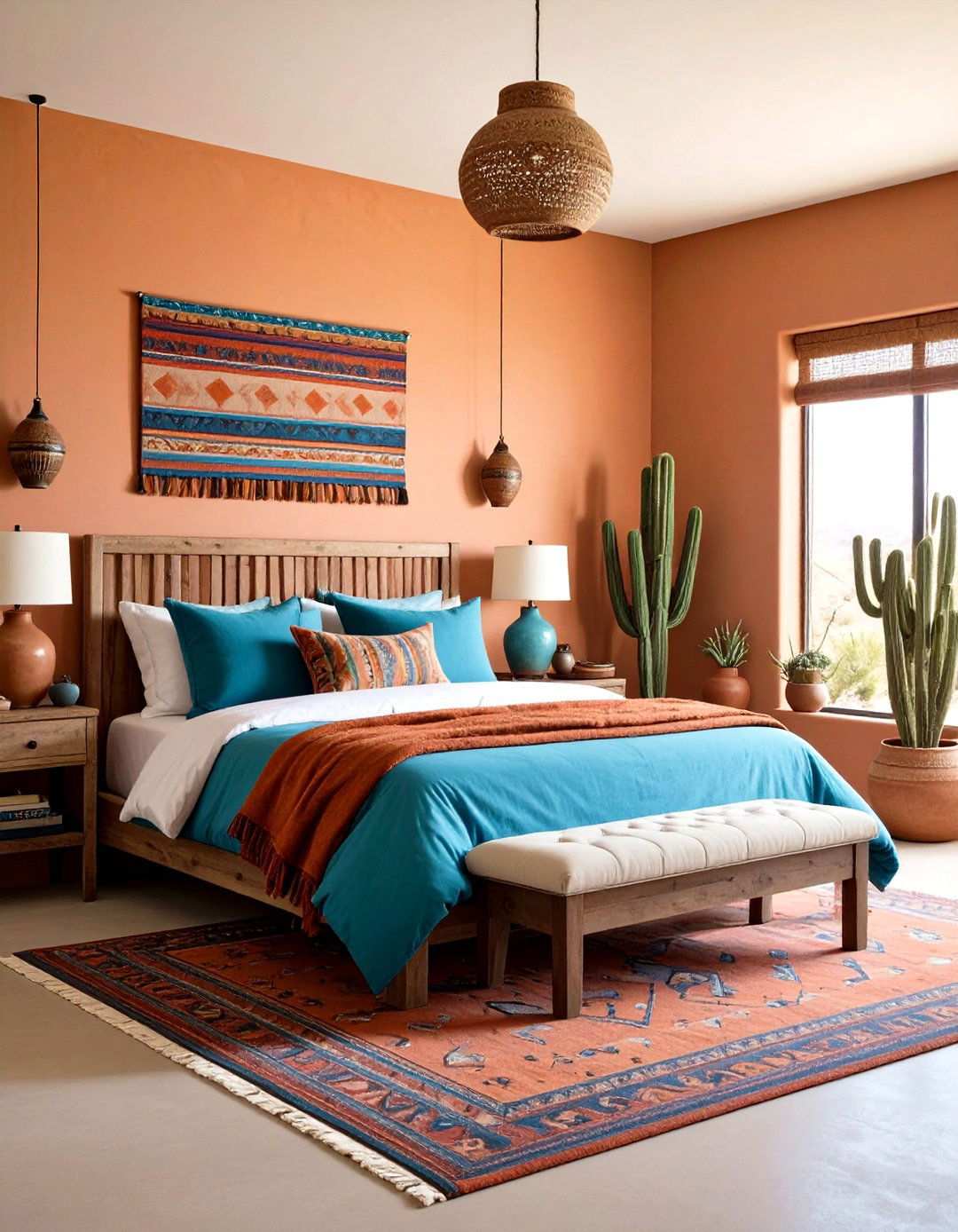 Southwestern Desert Bedroom - 24 Western Bedroom Ideas