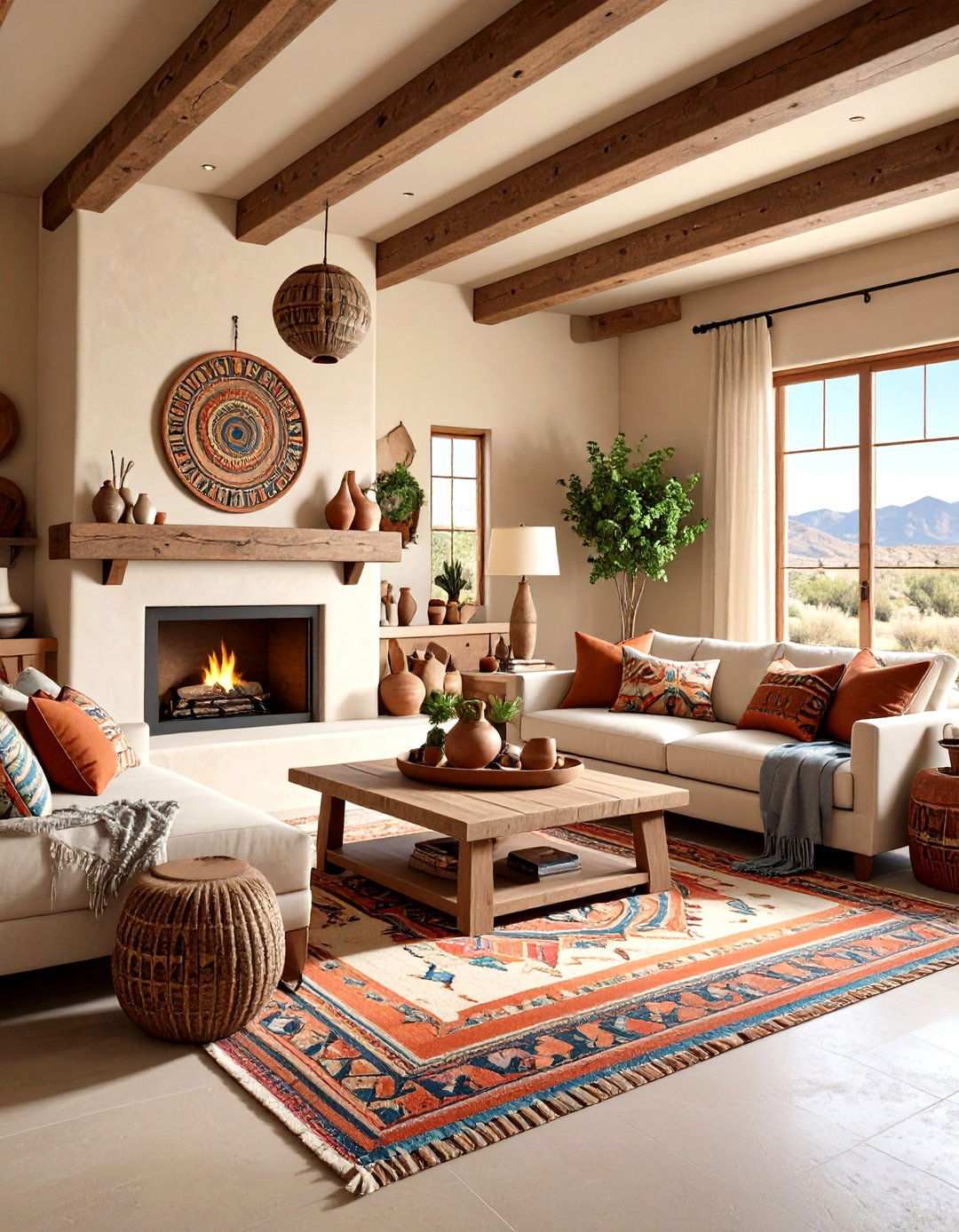 Southwestern Living Room Style - 24 Living Room Design Ideas