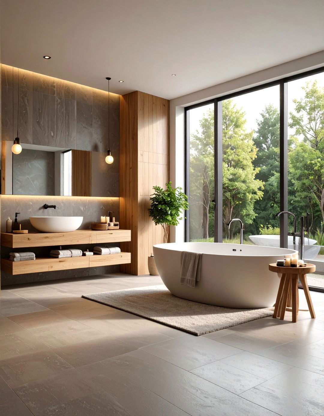 Spa Inspired Bathroom Wellness - 24 Neutral Bathroom Ideas