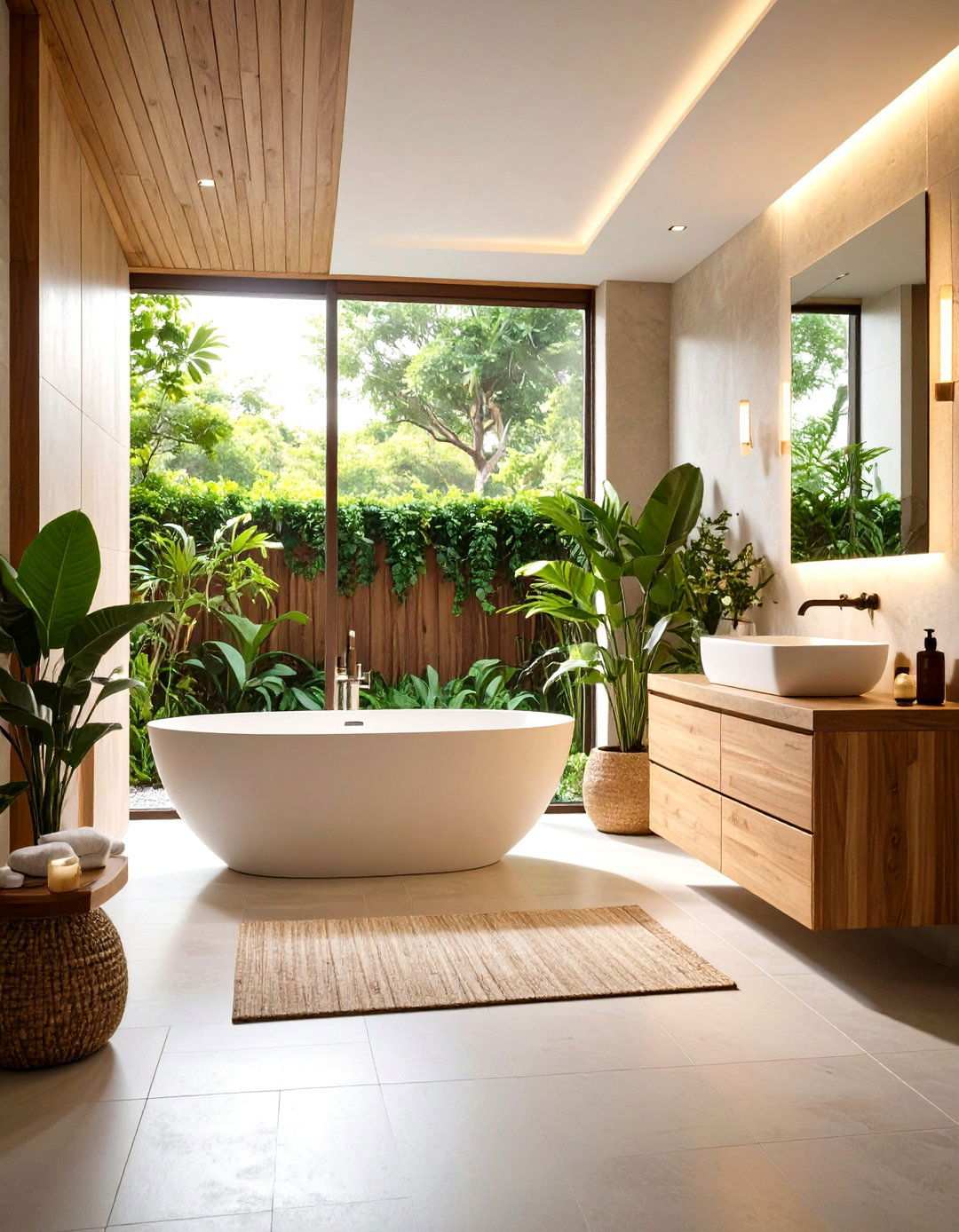 Spa Inspired Wellness Retreat Design - 24 Large Bathroom Ideas