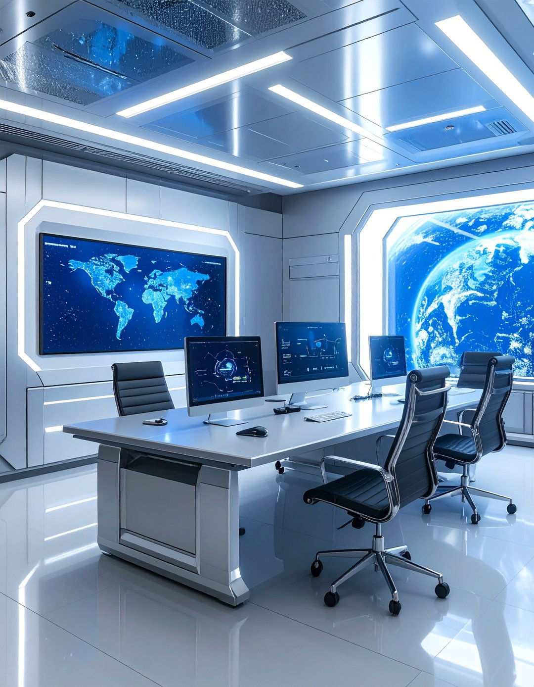Space and Science Fiction Office - 24 Man Cave Office Ideas