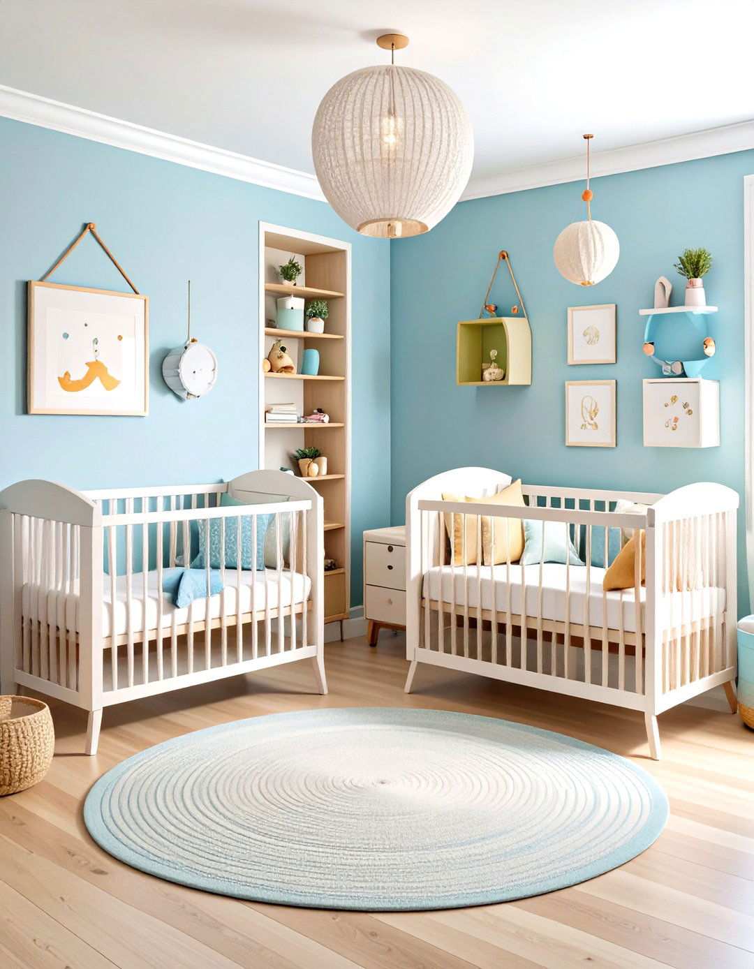 Space Saving Twin Nursery Solutions - 24 Twin Nursery Ideas