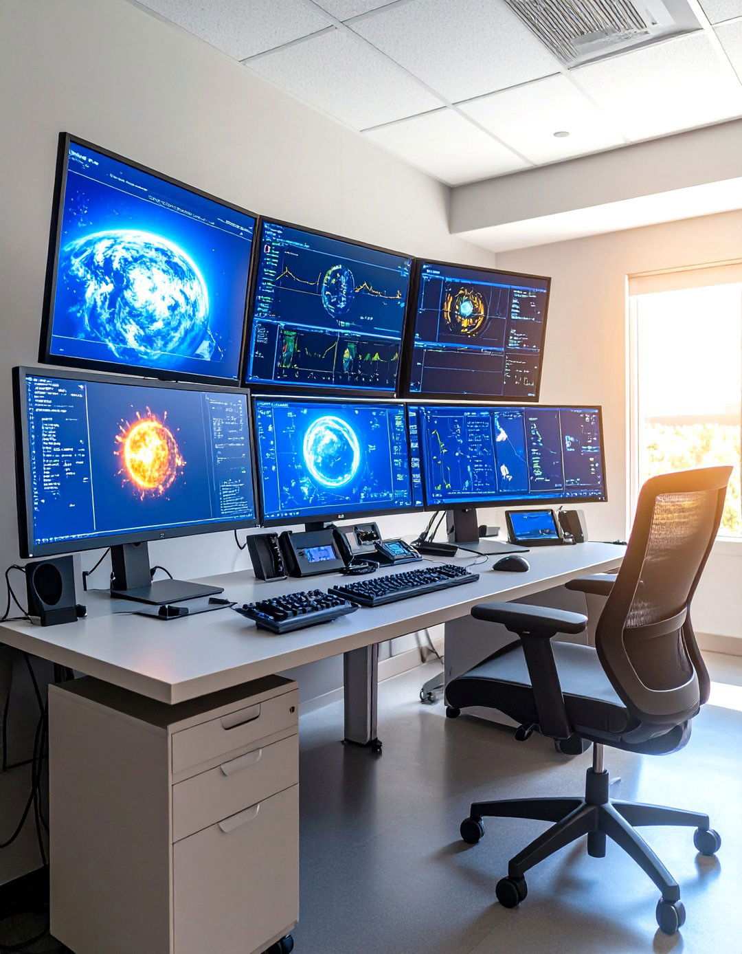 Space Weather Station - 24 Space-themed Room Ideas