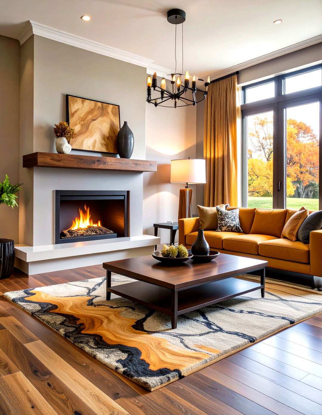 Spalted Maple Live Edge Mantel - 24 Wood Mantel Ideas