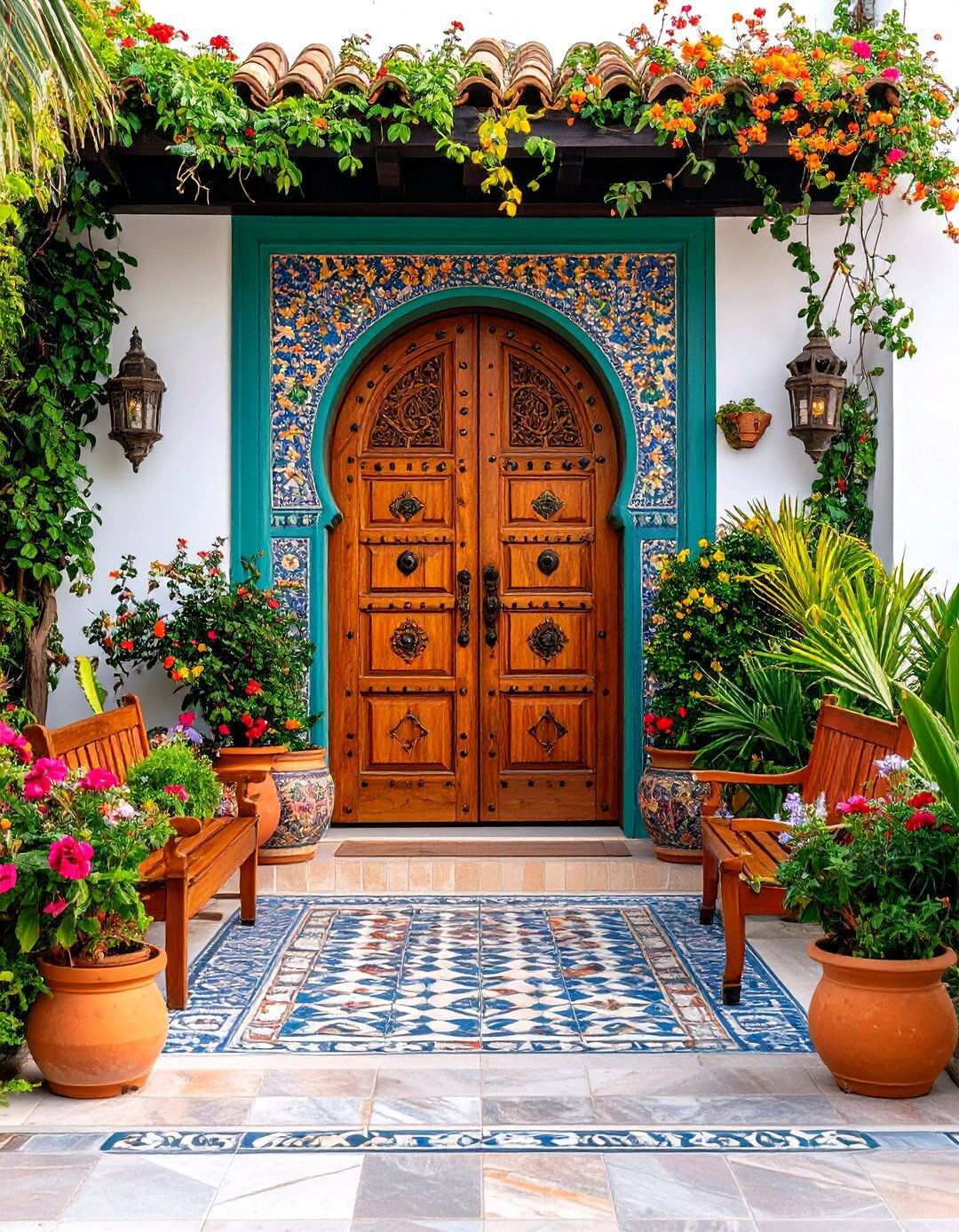 Spanish Door Hardware Finish Options - 24 Spanish Style Front Door Ideas