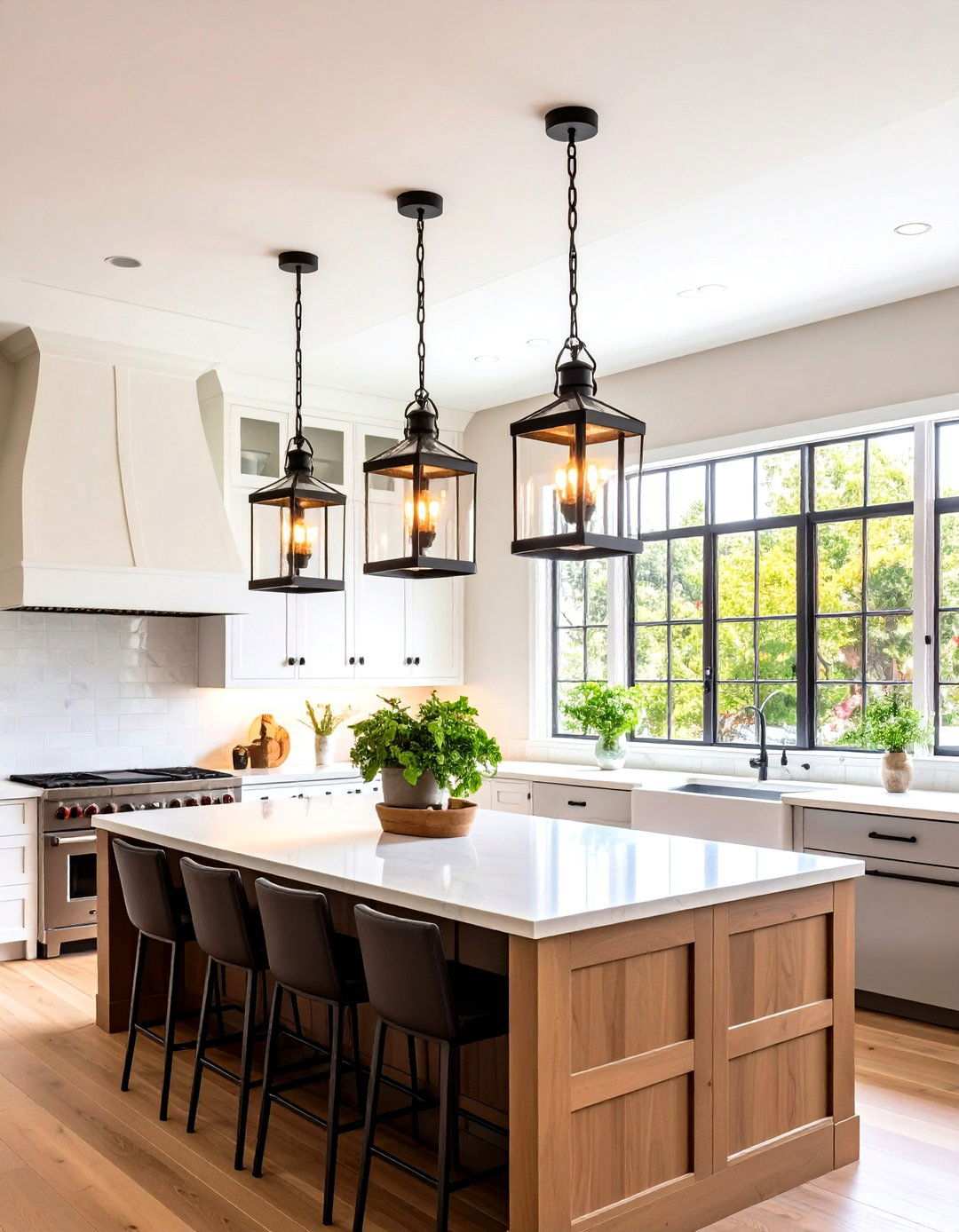 Spanish Pendant Light Clusters - 24 Spanish Style Kitchen Ideas
