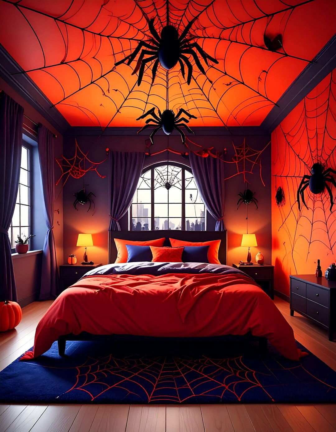 Spider Man Web Slinger Haven - 24 Marvel Bedroom Ideas
