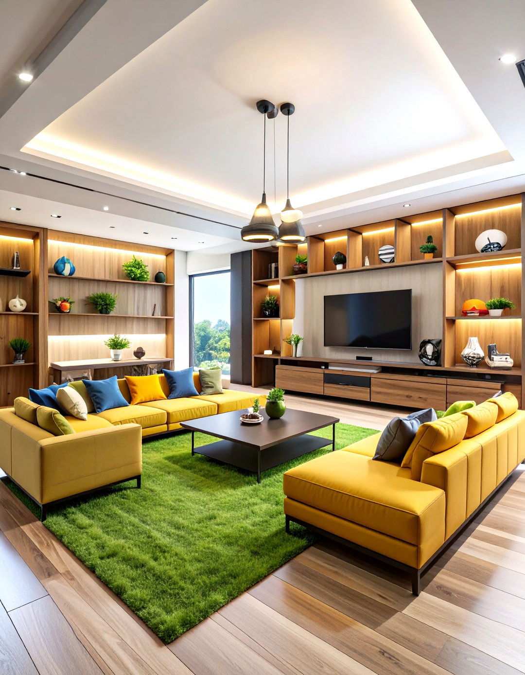 Sports Themed Entertainment Zone - 24 Mens Living Room Ideas