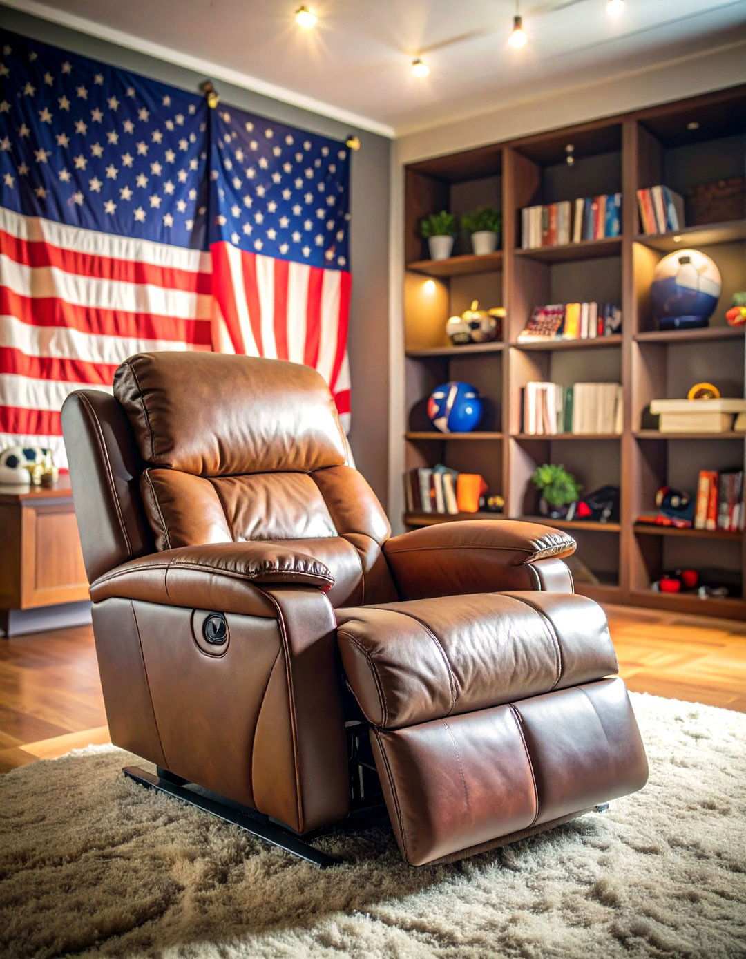 Sports Themed Recliners with Team Logos - 24 Man Cave Seating Ideas