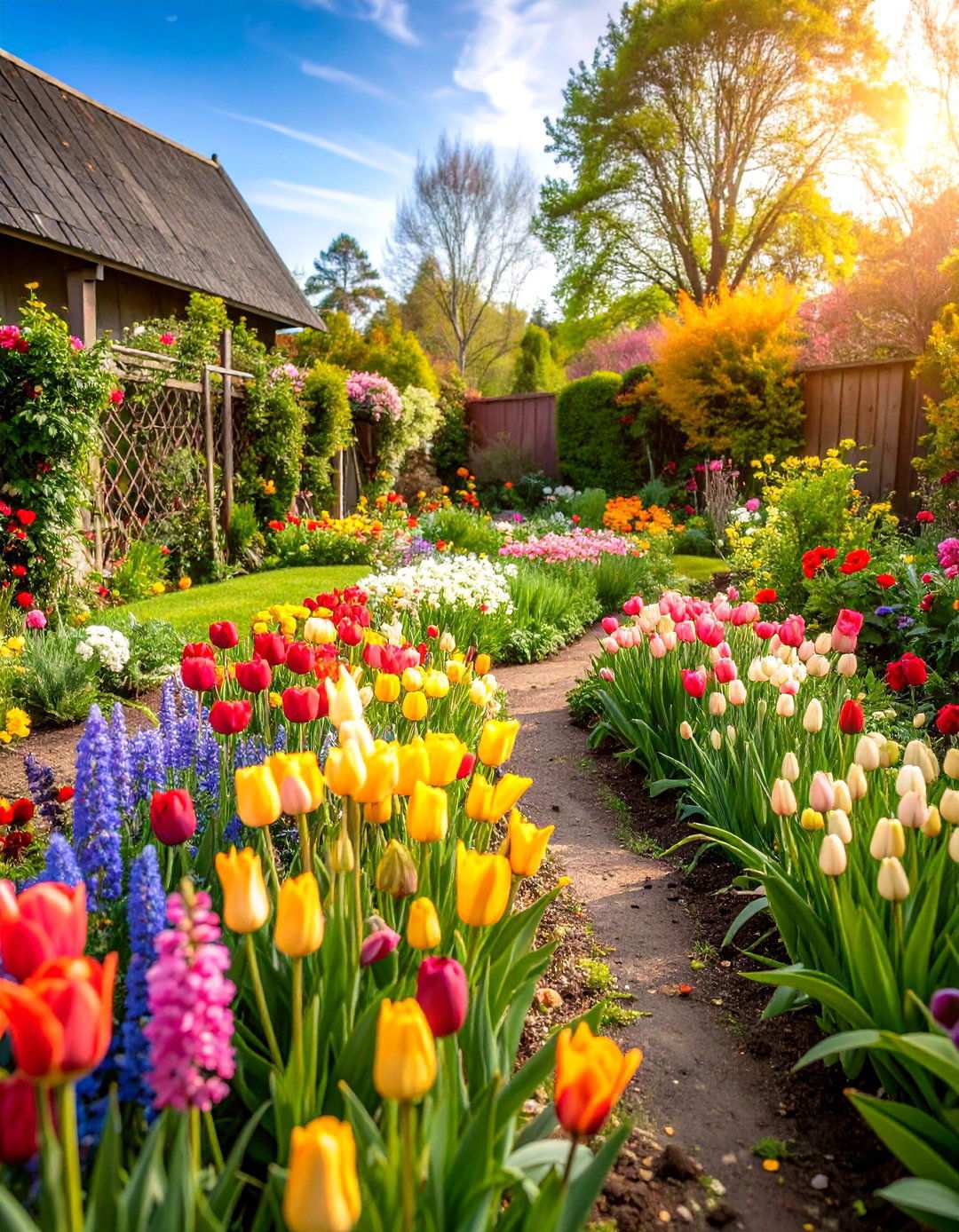 Spring Cutting Garden Layout - 24 Spring Garden Ideas