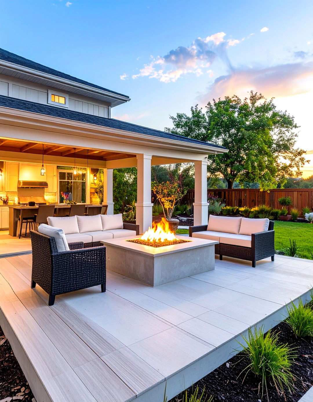 Square Fire Pit Safety Features - 24 Square Fire Pit Ideas
