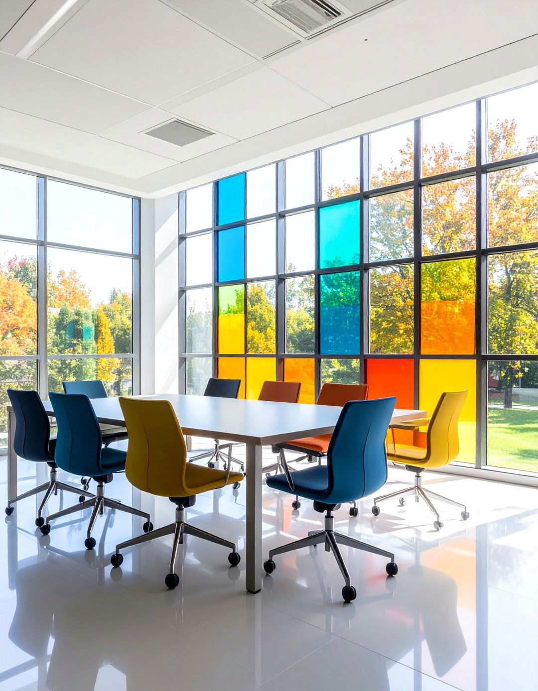 Squares and Rectangles Window Film - 24 Window Film Designs