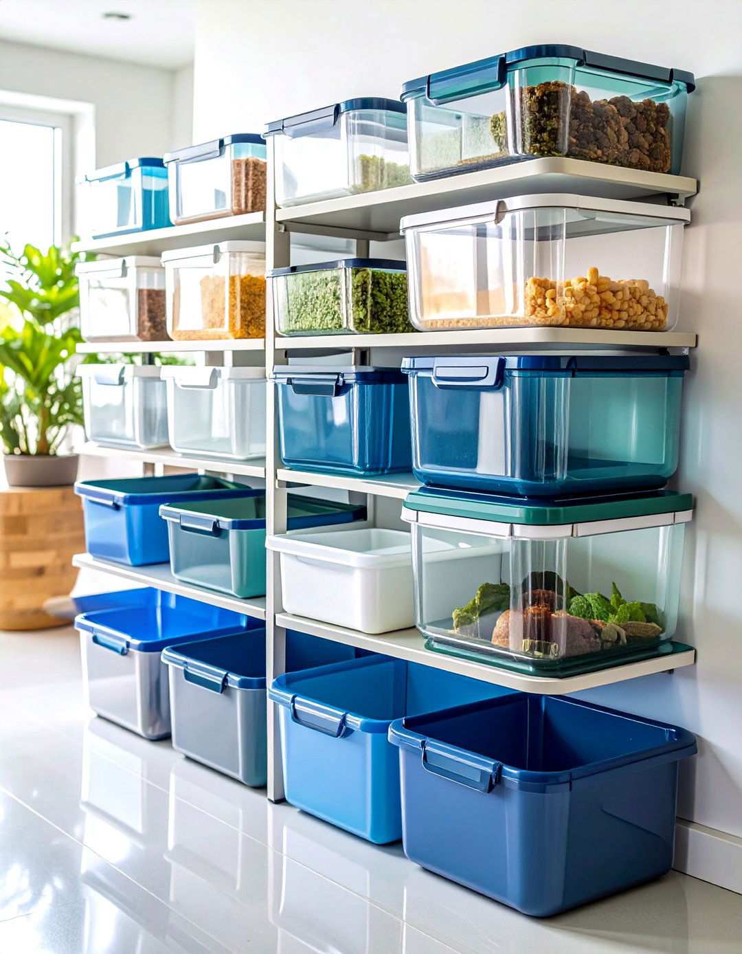 Stackable Modular Containers - 24 vanity organization ideas