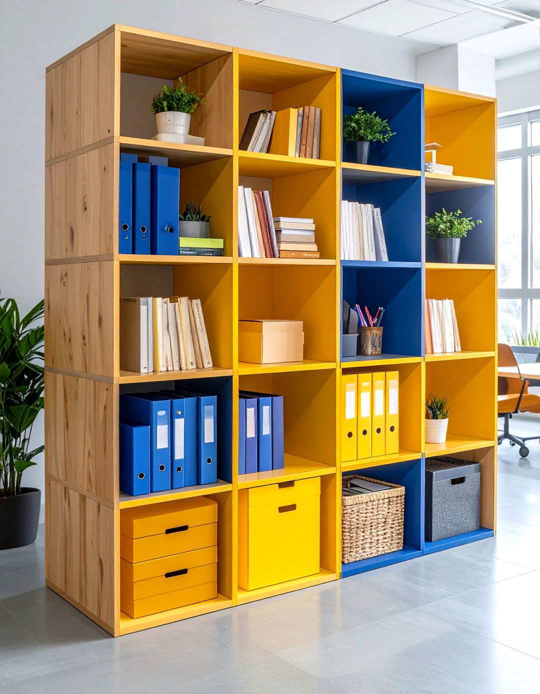 Stackable Storage Cubes - 24 Office Storage Ideas