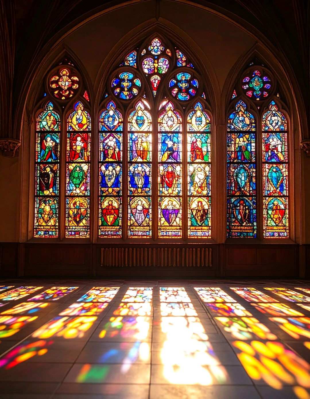 Stained Glass Window Art Displays - 24 Medieval Home Decor Ideas